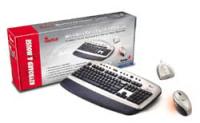 Клав.+ Мышь Genius Wireless TwinTouch+ Optical <PS/2, +12дoп.kн, oпт.800dpi / беспр / 5кн. / Scroll>