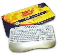 Клавиатура Sven 733 PS/2 Silver Multimedia